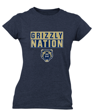 Los Osos Grizzlies Nation #1 Women's Premium SS T-Shirt