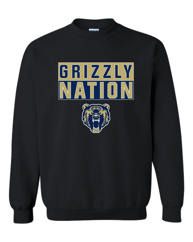 Los Osos Grizzlies Nation #1 Men's Sweatshirt
