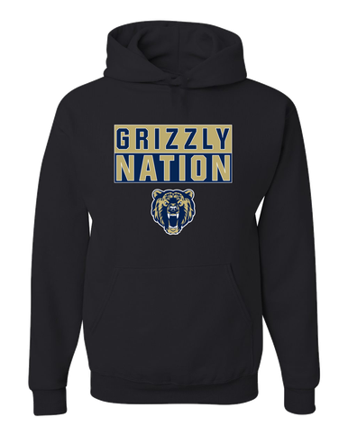 Los Osos Grizzlies Nation #1 Men's Premium Hoodie