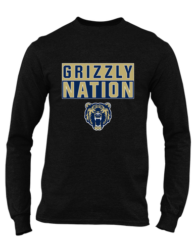 Los Osos Grizzlies Nation #1 Men's Premium LS T-Shirt