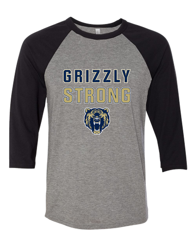 Los Osos Grizzlies Strong #2 Women's Baseball T-Shirt