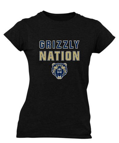 Los Osos Grizzlies Nation #2 Women's Premium SS T-Shirt