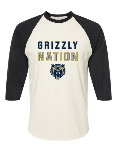 Los Osos Grizzlies Nation #2 Women's Baseball T-Shirt