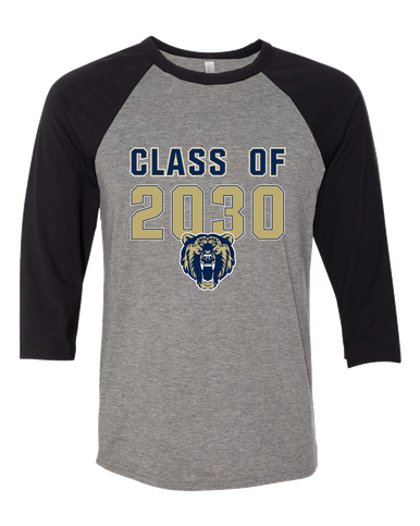 Los Osos Grizzlies Class of 2030 Men's Baseball T-Shirt