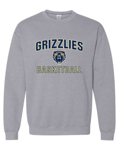 Los Osos Grizzlies Basketball #1 Men's Sweatshirt