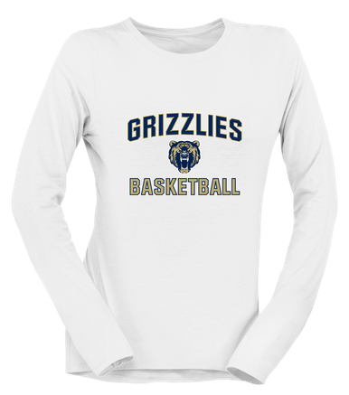 Los Osos Grizzlies Basketball #1 Women's Premium LS T-Shirt