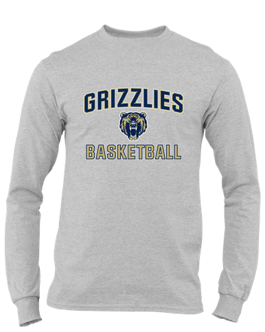 Los Osos Grizzlies Basketball #1 Men's LS T-Shirt