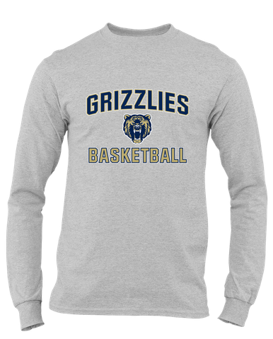 Los Osos Grizzlies Basketball #1 Men's Premium LS T-Shirt