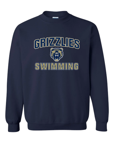 Los Osos Grizzlies Swimming Men's Sweatshirt