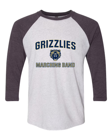 Los Osos Grizzlies Marching Band Women's Baseball T-Shirt