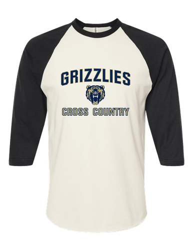 Los Osos Grizzlies Cross Country Women's Baseball T-Shirt
