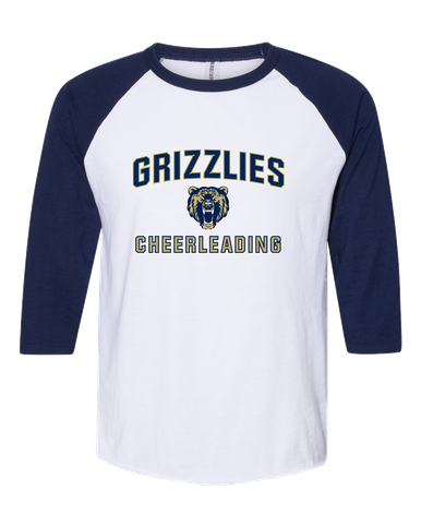 Los Osos Grizzlies Cheerleading Women's Baseball T-Shirt