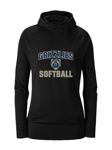 Los Osos Grizzlies Softball #1 Women's Hoodie