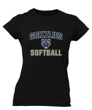 Los Osos Grizzlies Softball #1 Women's SS T-Shirt