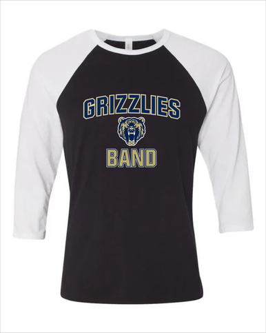 Los Osos Grizzlies Band # 1 Women's Baseball T-Shirt