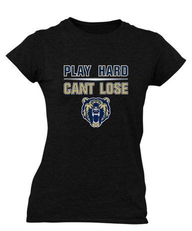 Los Osos Grizzlies Play Hard, Can't Lose Women's Premium SS T-Shirt