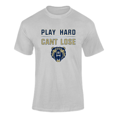 Los Osos Grizzlies Play Hard, Can't Lose Men's SS T-Shirt