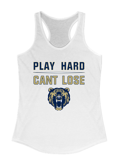 Los Osos Grizzlies Play Hard, Can't Lose Women's Tank Top