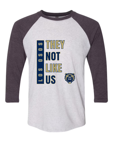 Los Osos Grizzlies They Not Like Us #1 Men's Baseball T-Shirt