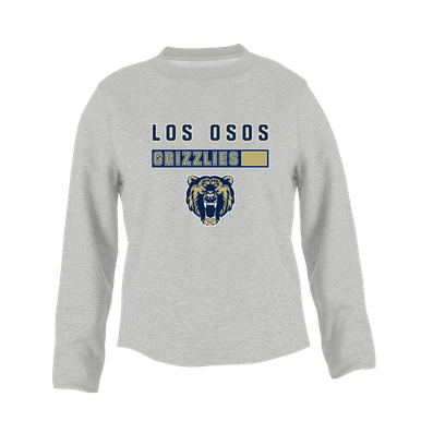 Los Osos Grizzlies Mascot #7 Women's Sweatshirt