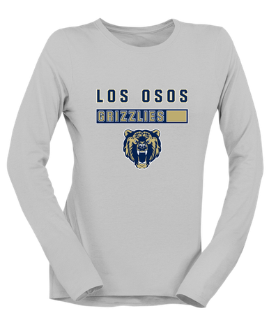 Los Osos Grizzlies Mascot #7 Women's LS T-Shirt