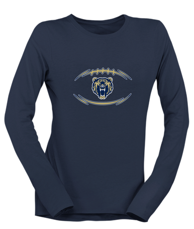 Los Osos Grizzlies Football #3 Women's LS T-Shirt