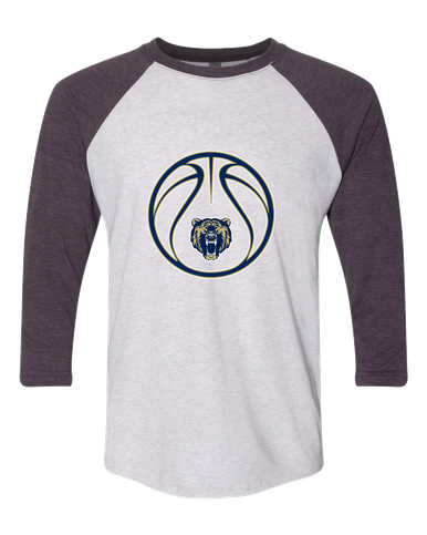 Los Osos Grizzlies Basketball #2 Men's Baseball T-Shirt