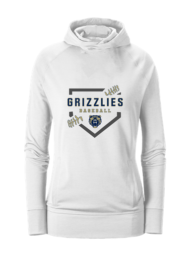 Los Osos Grizzlies Baseball #2 Women's Hoodie