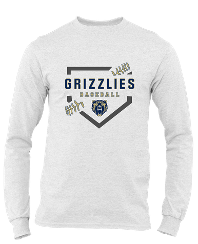 Los Osos Grizzlies Baseball #2 Men's Premium LS T-Shirt