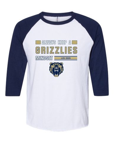Los Osos Grizzlies Mindset Men's Baseball T-Shirt