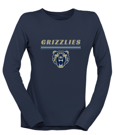 Los Osos Grizzlies Mascot #8 Women's LS T-Shirt