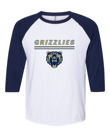 Los Osos Grizzlies Mascot #8 Women's Baseball T-Shirt