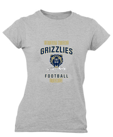 Los Osos Grizzlies Football #6 Women's Premium SS T-Shirt