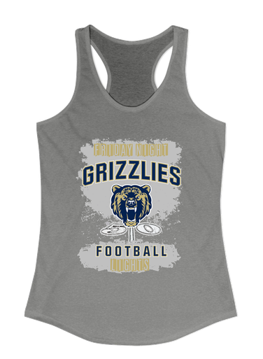 Los Osos Grizzlies Football #6 Women's Tank Top