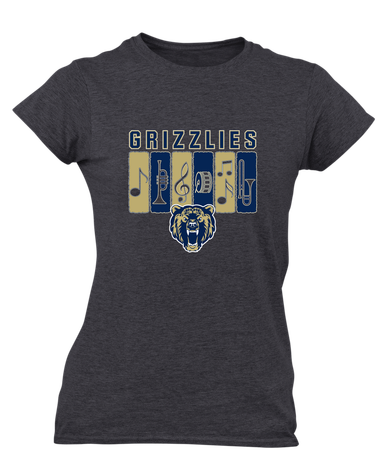 Los Osos Grizzlies Band # 2 Women's SS T-Shirt