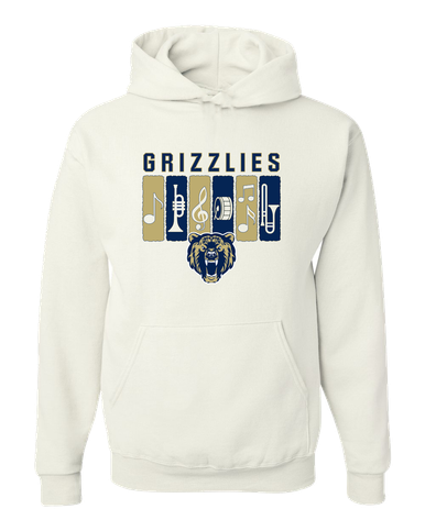 Los Osos Grizzlies Band # 2 Men's Premium Hoodie