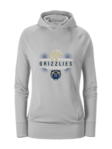 Los Osos Grizzlies Band # 3 Women's Hoodie