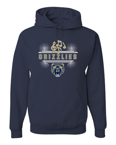 Los Osos Grizzlies Band # 3 Men's Premium Hoodie