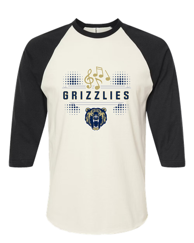 Los Osos Grizzlies Band # 3 Women's Baseball T-Shirt