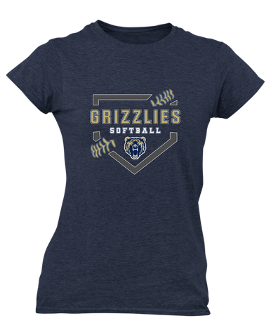 Los Osos Grizzlies Softball #2 Women's Premium SS T-Shirt