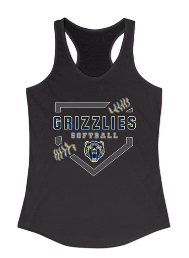 Los Osos Grizzlies Softball #2 Women's Tank Top