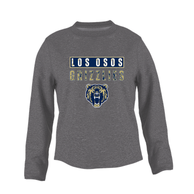 Los Osos Grizzlies Mascot #9 Women's Sweatshirt