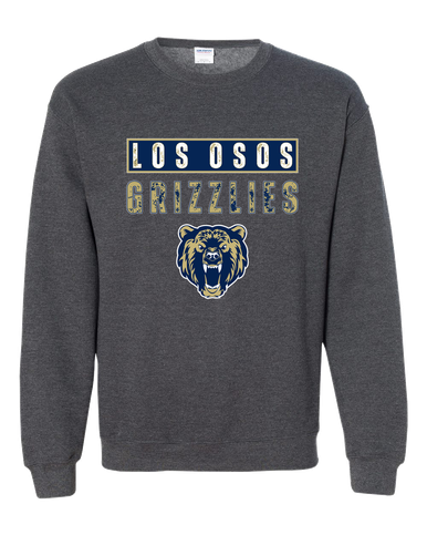 Los Osos Grizzlies Mascot #9 Men's Sweatshirt