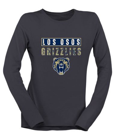 Los Osos Grizzlies Mascot #9 Women's Premium LS T-Shirt