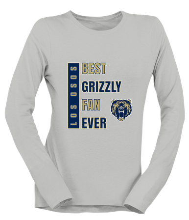 Los Osos Grizzlies Best Grizzly Fan Women's Premium LS T-Shirt