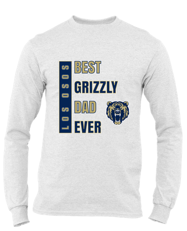 Los Osos Grizzlies Best Grizzly Dad Men's Premium LS T-Shirt