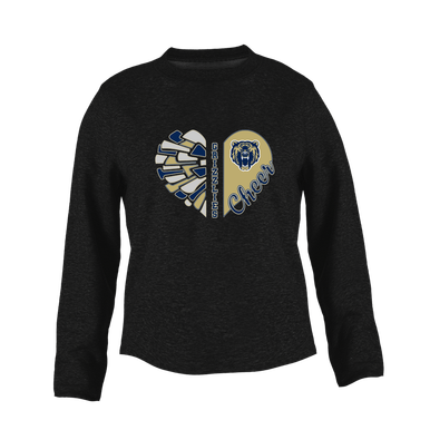 Los Osos Grizzlies Heart Cheer Women's Sweatshirt