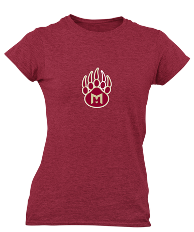 Mission Hills Grizzlies Mascot #1 Women's Premium SS T-Shirt