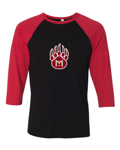 Mission Hills Grizzlies Mascot #1 Women's Baseball T-Shirt