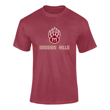 Mission Hills Grizzlies Mascot #2 Men's SS T-Shirt